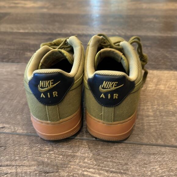 Nike Air Force 1 Low Premium Gum Sole Camper Green Size 10.5 - Picture 5 of 13